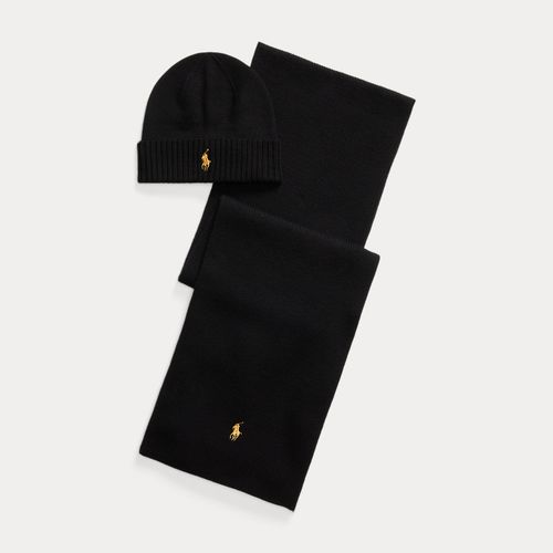 Wool Beanie & Scarf Gift Set - Polo Ralph Lauren - Modalova