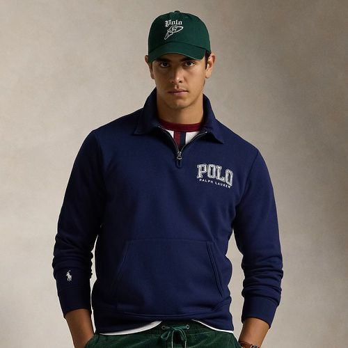 Logo Fleece Collared Sweatshirt - Polo Ralph Lauren - Modalova