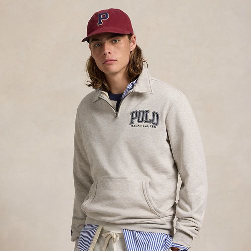 Logo Fleece Collared Sweatshirt - Polo Ralph Lauren - Modalova