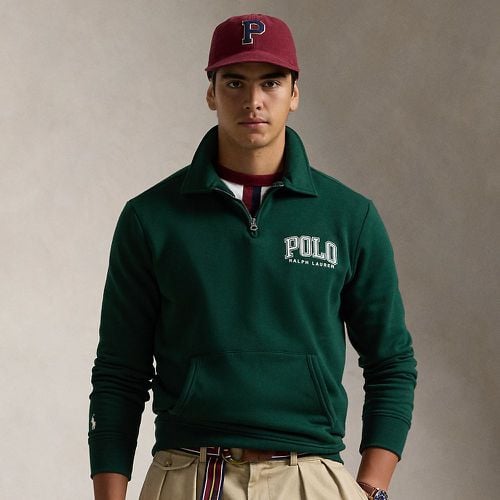 Logo Fleece Collared Sweatshirt - Polo Ralph Lauren - Modalova