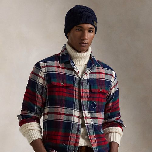 Classic Fit Plaid Flannel Camp Shirt - Polo Ralph Lauren - Modalova