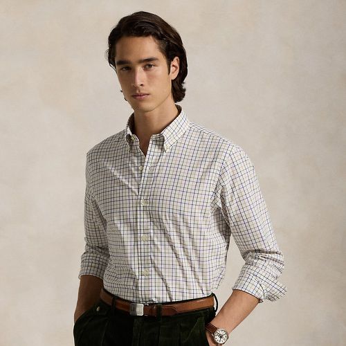 Classic Fit Tattersall Poplin Shirt - Polo Ralph Lauren - Modalova