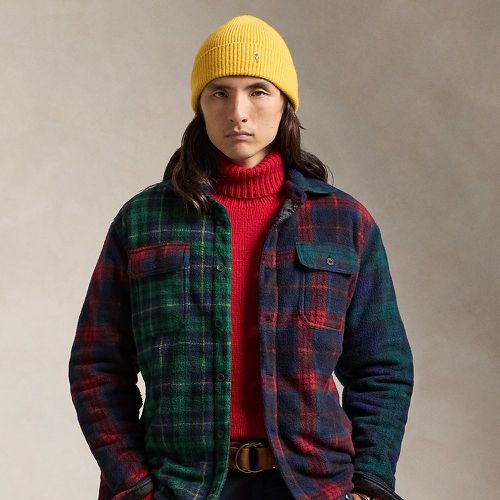 Plaid Patchwork Fleece Shirt Jacket - Polo Ralph Lauren - Modalova