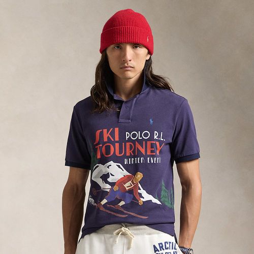 Classic Fit Skier-Print Mesh Polo Shirt - Polo Ralph Lauren - Modalova