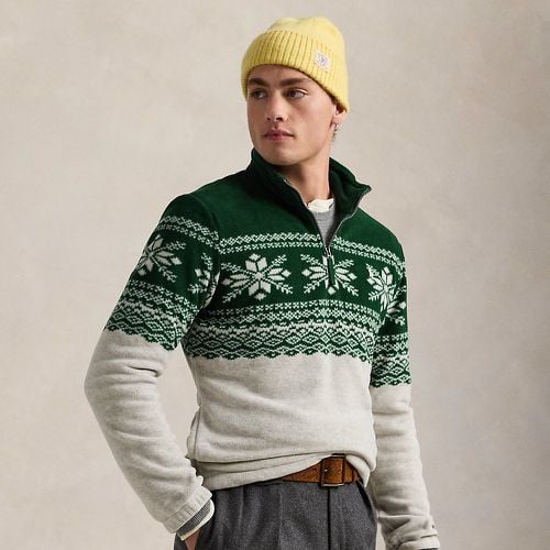 Snowflake Brushed Fleece Pullover - Polo Ralph Lauren - Modalova