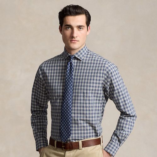 Custom Fit Plaid Stretch Poplin Shirt - Polo Ralph Lauren - Modalova