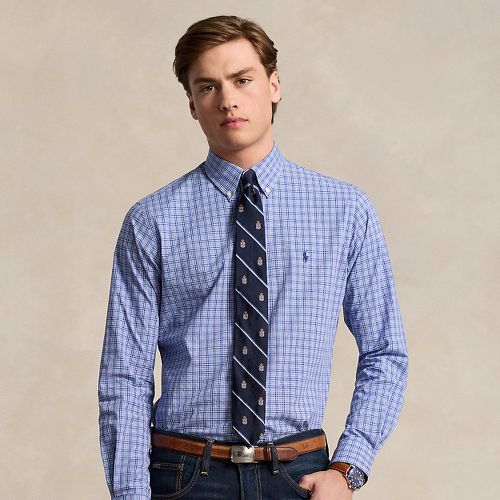 Custom Fit Plaid Stretch Poplin Shirt - Polo Ralph Lauren - Modalova