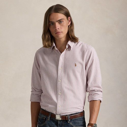 Custom Fit Striped Oxford Shirt - Polo Ralph Lauren - Modalova