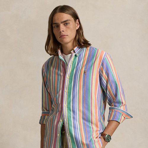 Custom Fit Striped Oxford Shirt - Polo Ralph Lauren - Modalova