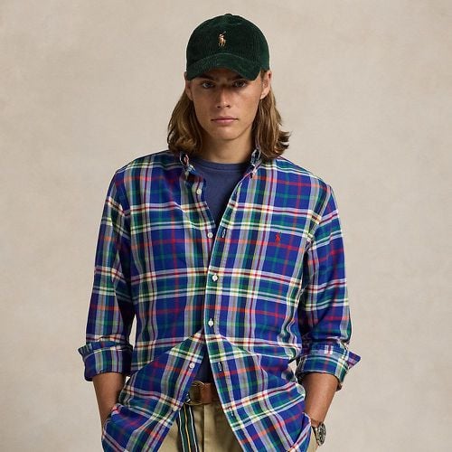 Custom Fit Plaid Oxford Shirt - Polo Ralph Lauren - Modalova