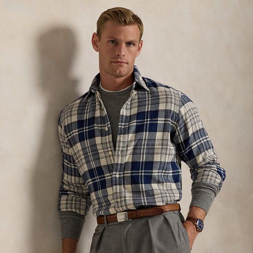 Custom Fit Plaid Brushed Flannel Shirt - Polo Ralph Lauren - Modalova