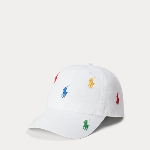 All-Over Pony Twill Ball Cap - Polo Ralph Lauren - Modalova