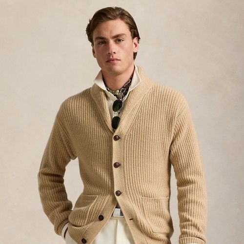 Textured Wool-Cashmere Shawl Cardigan - Polo Ralph Lauren - Modalova