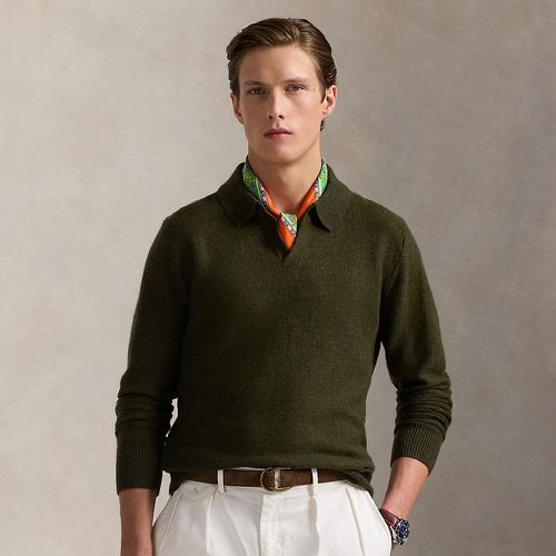 Linen-Cashmere Johnny-Collar Jumper - Polo Ralph Lauren - Modalova