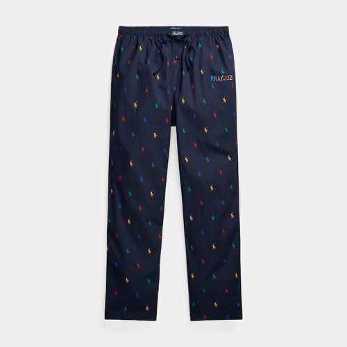 All-Over Pony Poplin Pyjama Trouser - Polo Ralph Lauren - Modalova