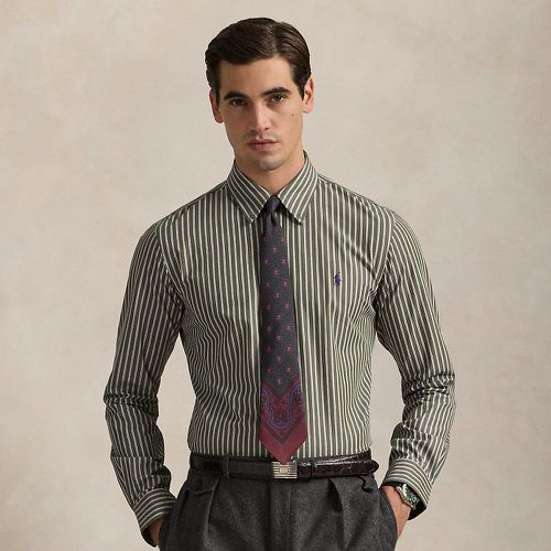 Custom Fit Striped Stretch Poplin Shirt - Polo Ralph Lauren - Modalova