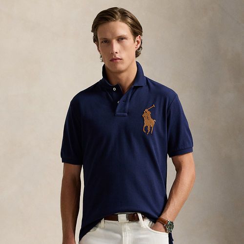 Classic Fit Leather-Pony Mesh Polo Shirt - Polo Ralph Lauren - Modalova