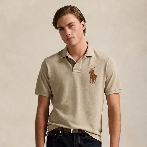 Classic Fit Leather-Pony Mesh Polo Shirt - Polo Ralph Lauren - Modalova