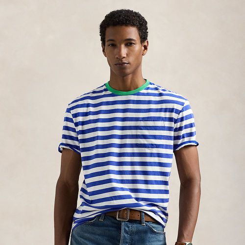 Classic Fit Striped Jersey T-Shirt - Polo Ralph Lauren - Modalova