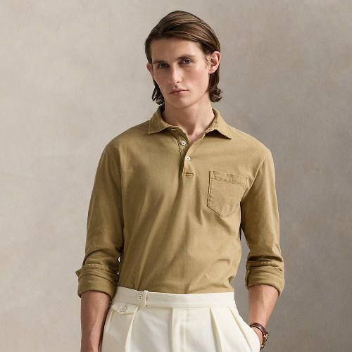 Classic Fit Sueded Jersey Polo Shirt - Polo Ralph Lauren - Modalova