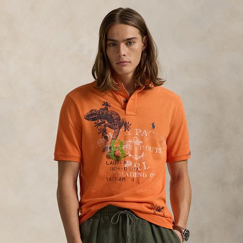 Classic Fit Mesh Graphic Polo Shirt - Polo Ralph Lauren - Modalova