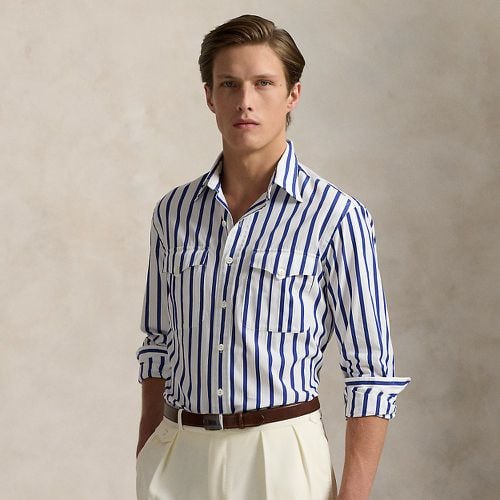 Classic Fit Striped Poplin Workshirt - Polo Ralph Lauren - Modalova