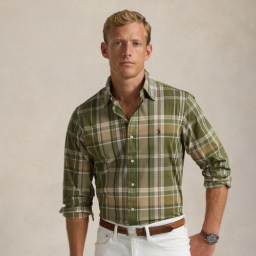 Custom Fit Plaid Stretch Poplin Shirt - Polo Ralph Lauren - Modalova