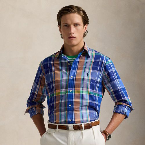 Custom Fit Plaid Stretch Poplin Shirt - Polo Ralph Lauren - Modalova