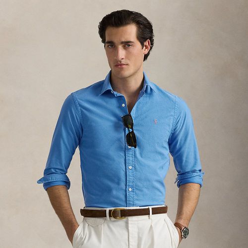 Slim Fit Garment-Dyed Oxford Shirt - Polo Ralph Lauren - Modalova