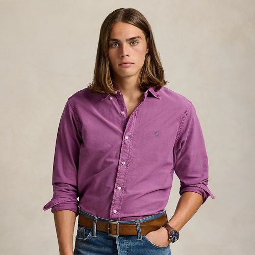 Slim Fit Garment-Dyed Oxford Shirt - Polo Ralph Lauren - Modalova