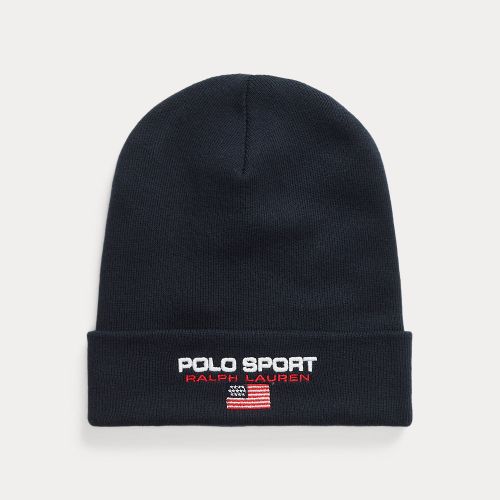 Polo Sport Rib-Knit Cotton Beanie - Polo Ralph Lauren - Modalova