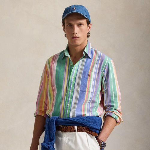 Custom Fit Striped Oxford Shirt - Polo Ralph Lauren - Modalova