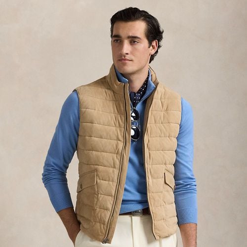 Quilted Suede Gilet - Polo Ralph Lauren - Modalova