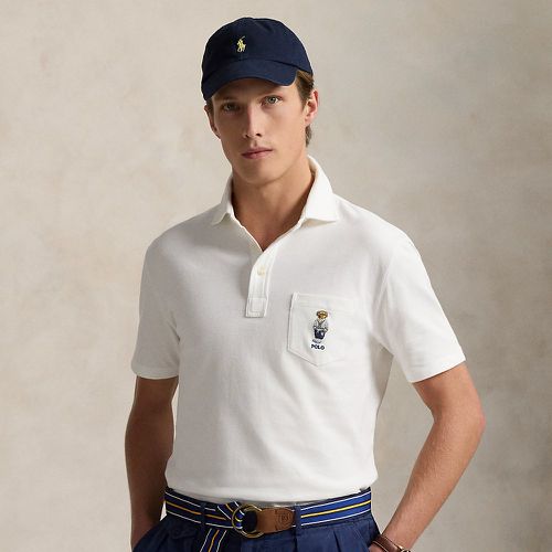 Custom Slim Polo Bear Mesh Polo Shirt - Polo Ralph Lauren - Modalova