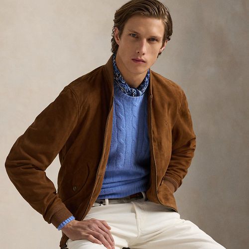 Suede Bomber Jacket - Polo Ralph Lauren - Modalova