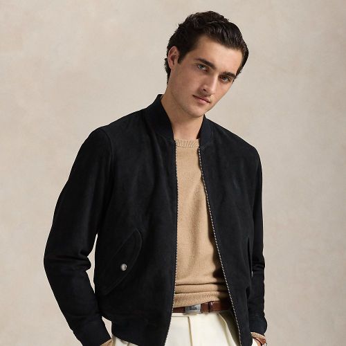 Suede Bomber Jacket - Polo Ralph Lauren - Modalova