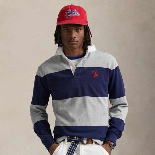 Classic Fit Striped Jersey Rugby Shirt - Polo Ralph Lauren - Modalova