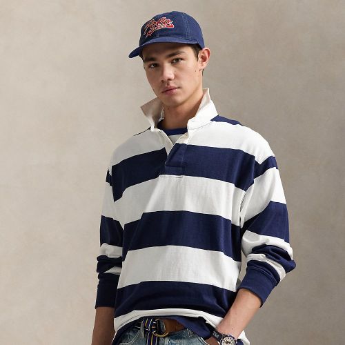 Big Fit Striped Jersey Rugby Shirt - Polo Ralph Lauren - Modalova