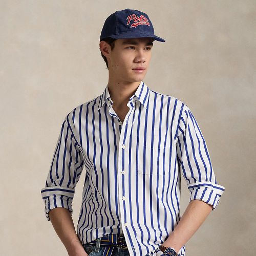 Classic Fit Striped Poplin Shirt - Polo Ralph Lauren - Modalova