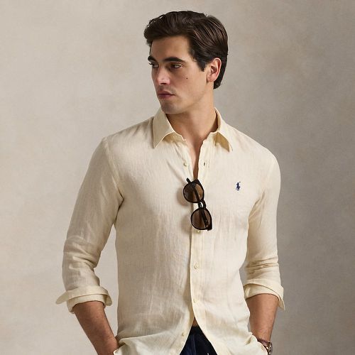 Custom Fit Linen Shirt - Polo Ralph Lauren - Modalova