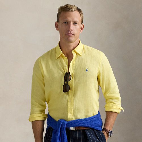 Custom Fit Linen Shirt - Polo Ralph Lauren - Modalova