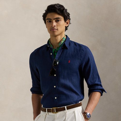 Slim Fit Linen Shirt - Polo Ralph Lauren - Modalova