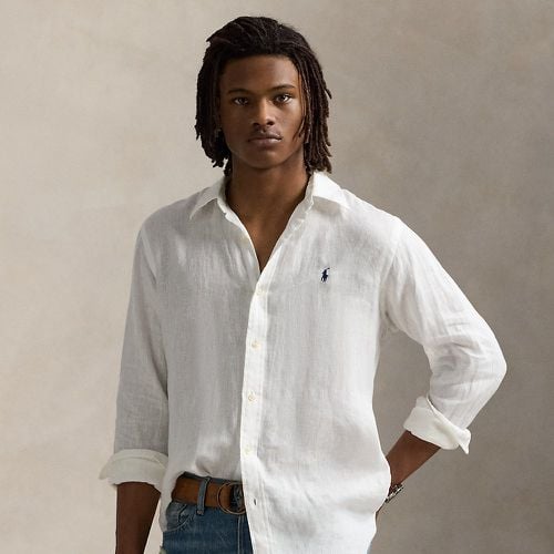 Slim Fit Linen Shirt - Polo Ralph Lauren - Modalova