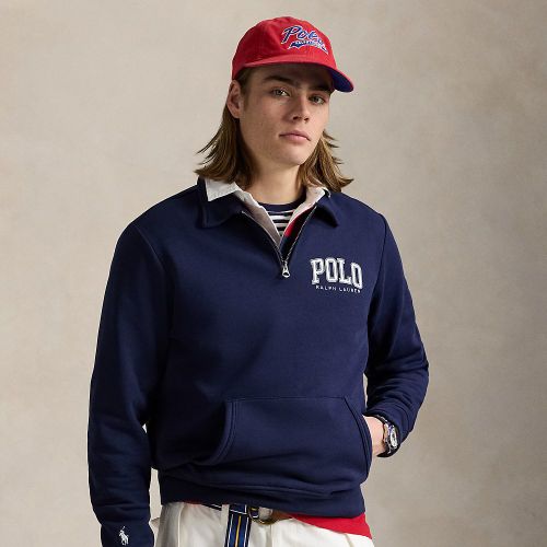 Logo Fleece Collared Sweatshirt - Polo Ralph Lauren - Modalova