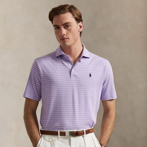 Custom Slim Fit Striped Soft Cotton Polo - Polo Ralph Lauren - Modalova