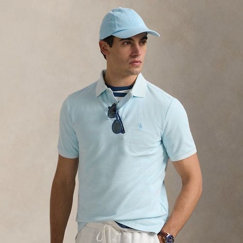 Custom Slim Mineral-Dyed Mesh Polo Shirt - Polo Ralph Lauren - Modalova