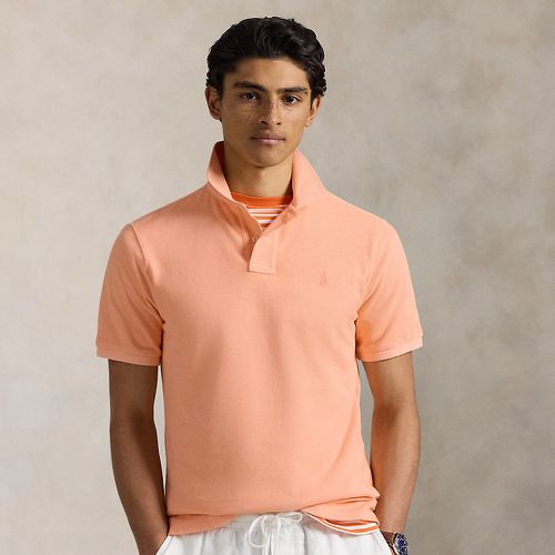 Custom Slim Mineral-Dyed Mesh Polo Shirt - Polo Ralph Lauren - Modalova