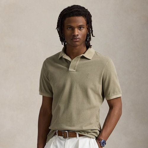 Custom Slim Mineral-Dyed Mesh Polo Shirt - Polo Ralph Lauren - Modalova