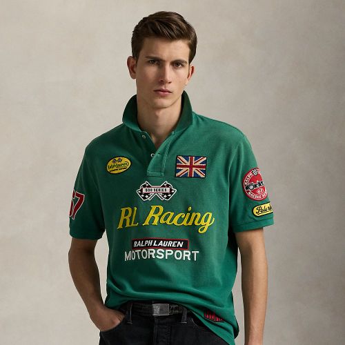 Classic Fit Racing Mesh Polo Shirt - Polo Ralph Lauren - Modalova