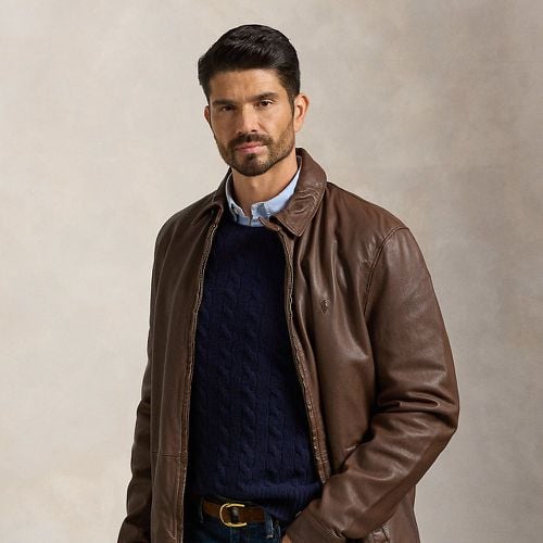 Big & Tall - Leather Jacket - Big & Tall - Modalova